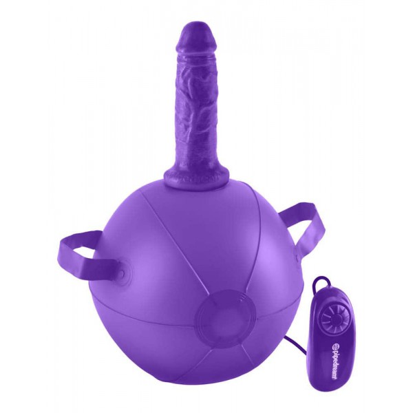 Gode ballon Dillio violet de 15 cm